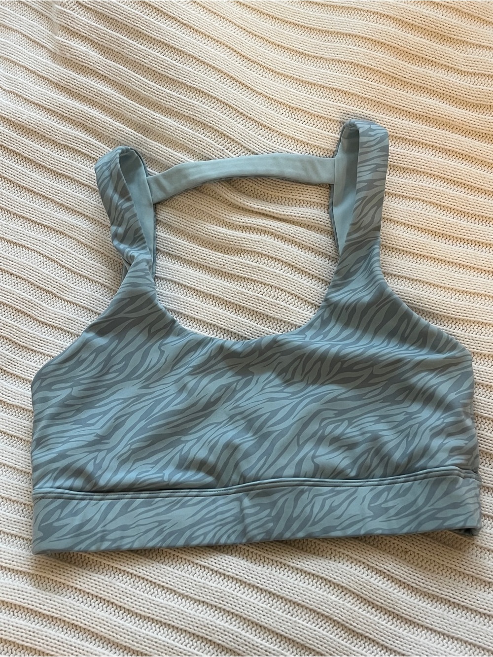 Barry’s Bootcamp Blue Zebra Sportsbra
